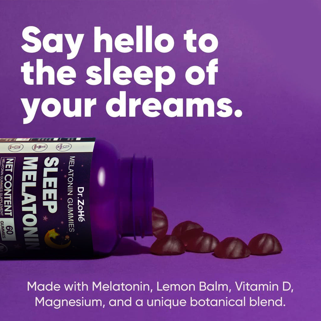 Fall Asleep Faster, Stay Rested Longer – Melatonin Gummies for Natural Sleep Support