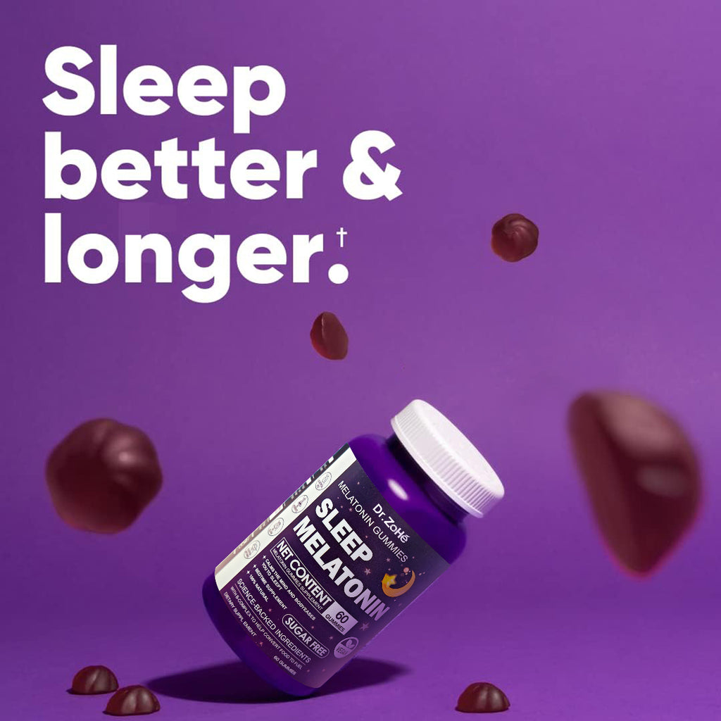 Fall Asleep Faster, Stay Rested Longer – Melatonin Gummies for Natural Sleep Support