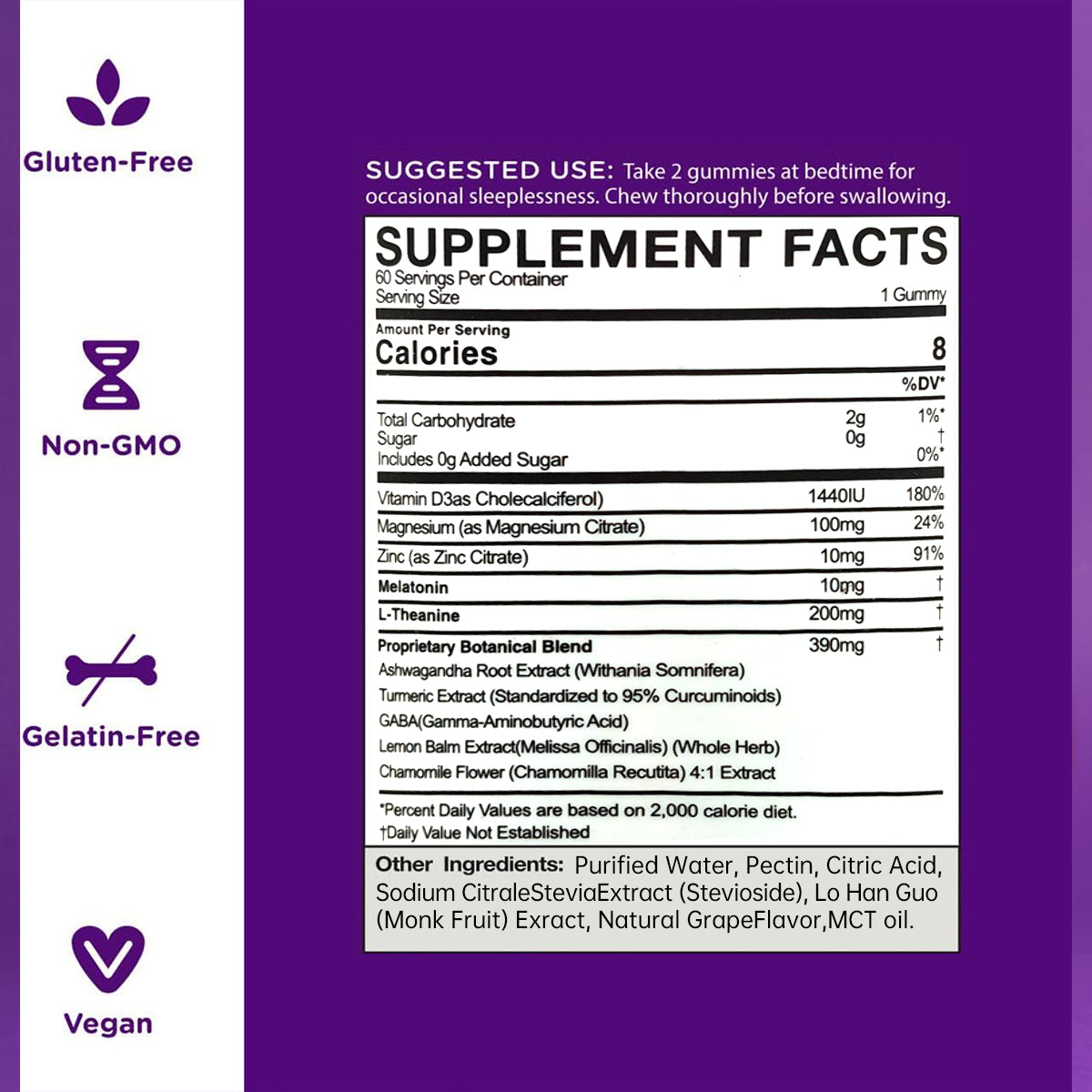 Fall Asleep Faster, Stay Rested Longer – Melatonin Gummies for Natural Sleep Support