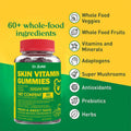 Daily Skin Support Gummies with Vitamins, Botanicals & Antioxidants