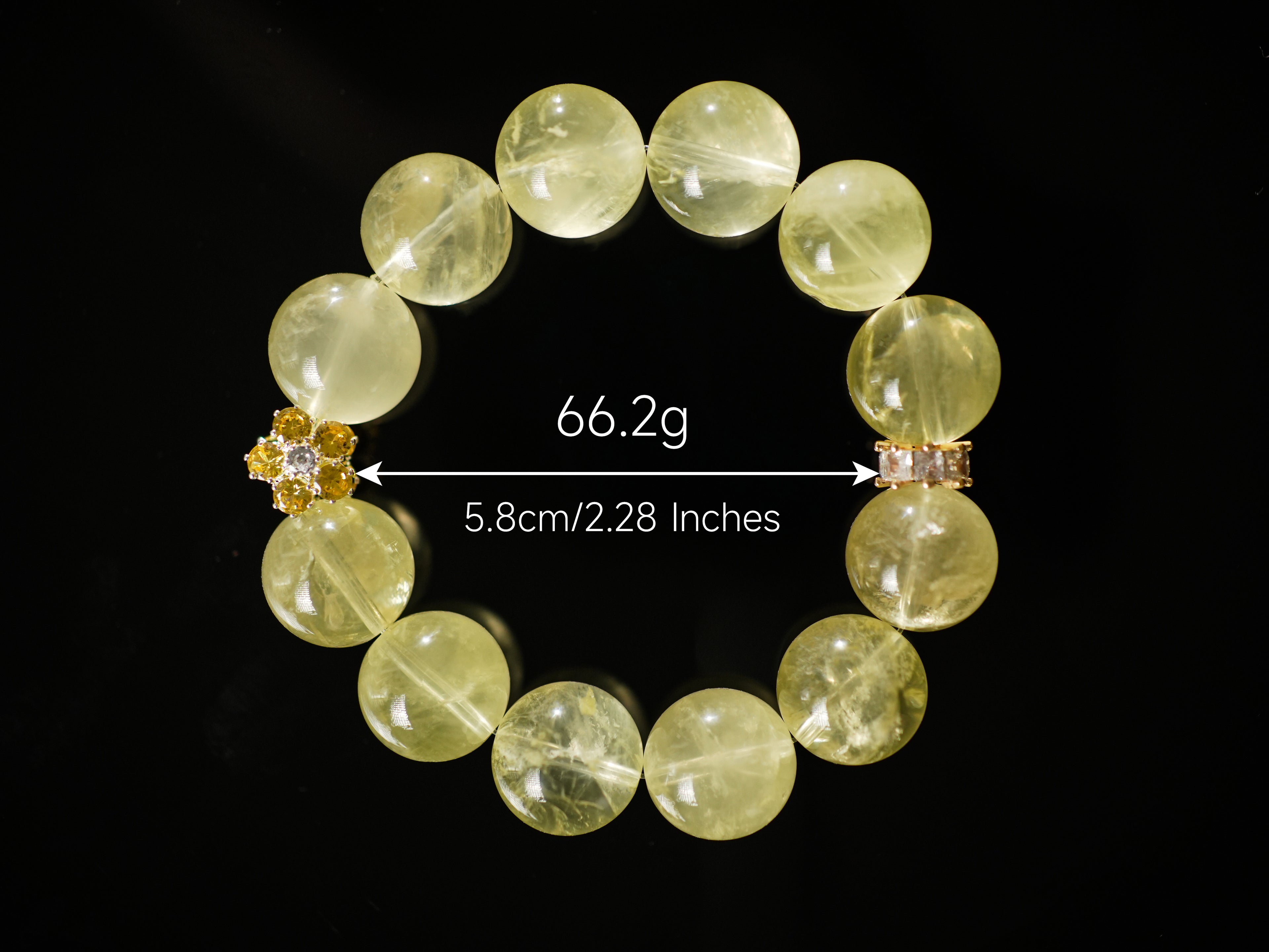 Natural Lemon Citrine Crystal Bracelet Attract Wealth and Abundance High Energy Strong Power LIMITED EDITION ONLY 5