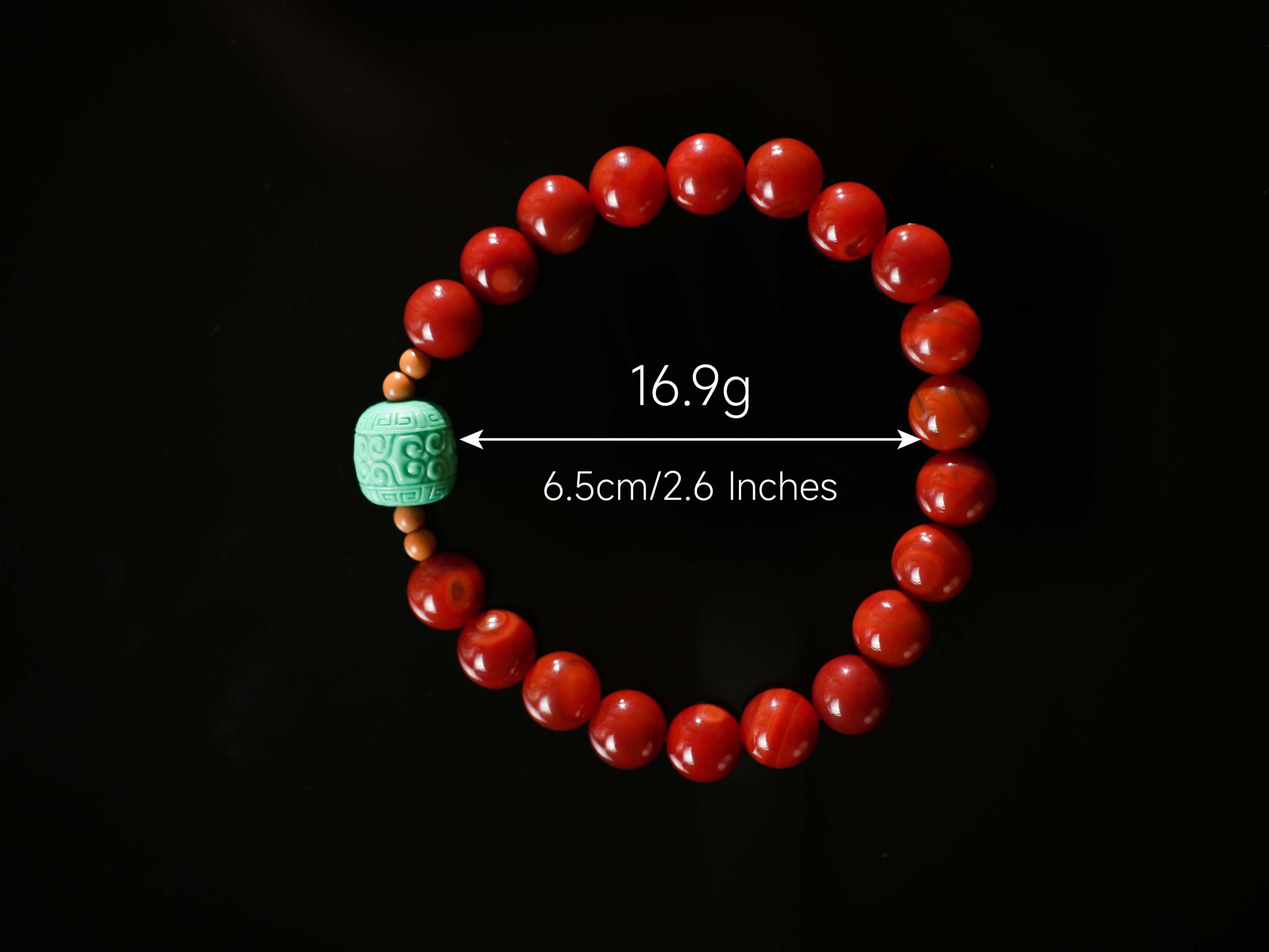 Natural Red Agate Crimson Guardian Beads Bracelet for Luck Shift and Energy Boost