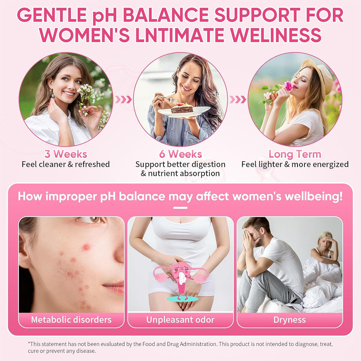 Women’s Probiotic Gummies | Supports Gut Health, pH Balance & Daily Feminine Wellness