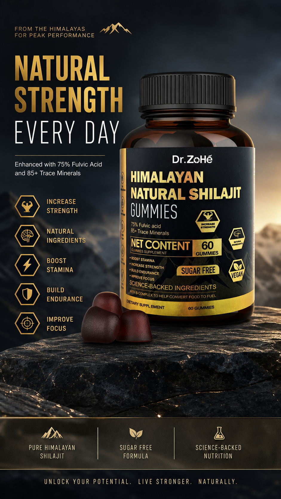 Boost Energy, Enhance Strength, Improve Stamina & Support Peak Performance Naturally
