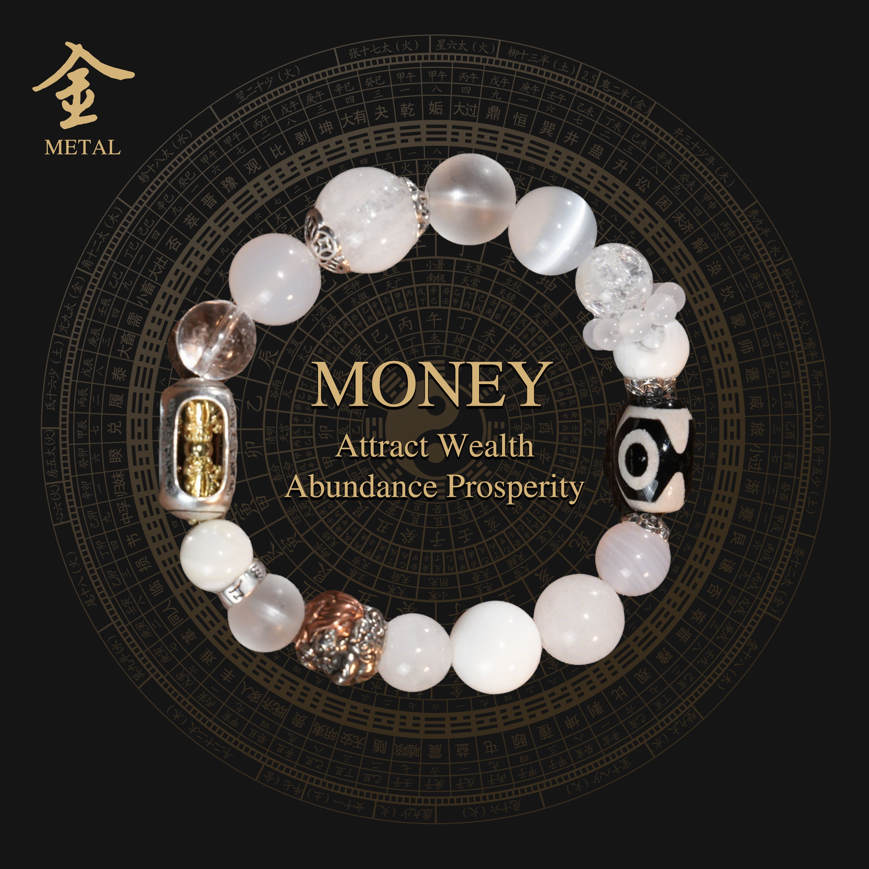 Advanced Birth Chart Reading 1ON1 + Lucky Crystal Bracelet Aligns with Your Personal Energy