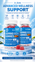 Ashwagandha Gummies – Stress Relief, Calm & Sleep Support, Sugar Free Daily Formula