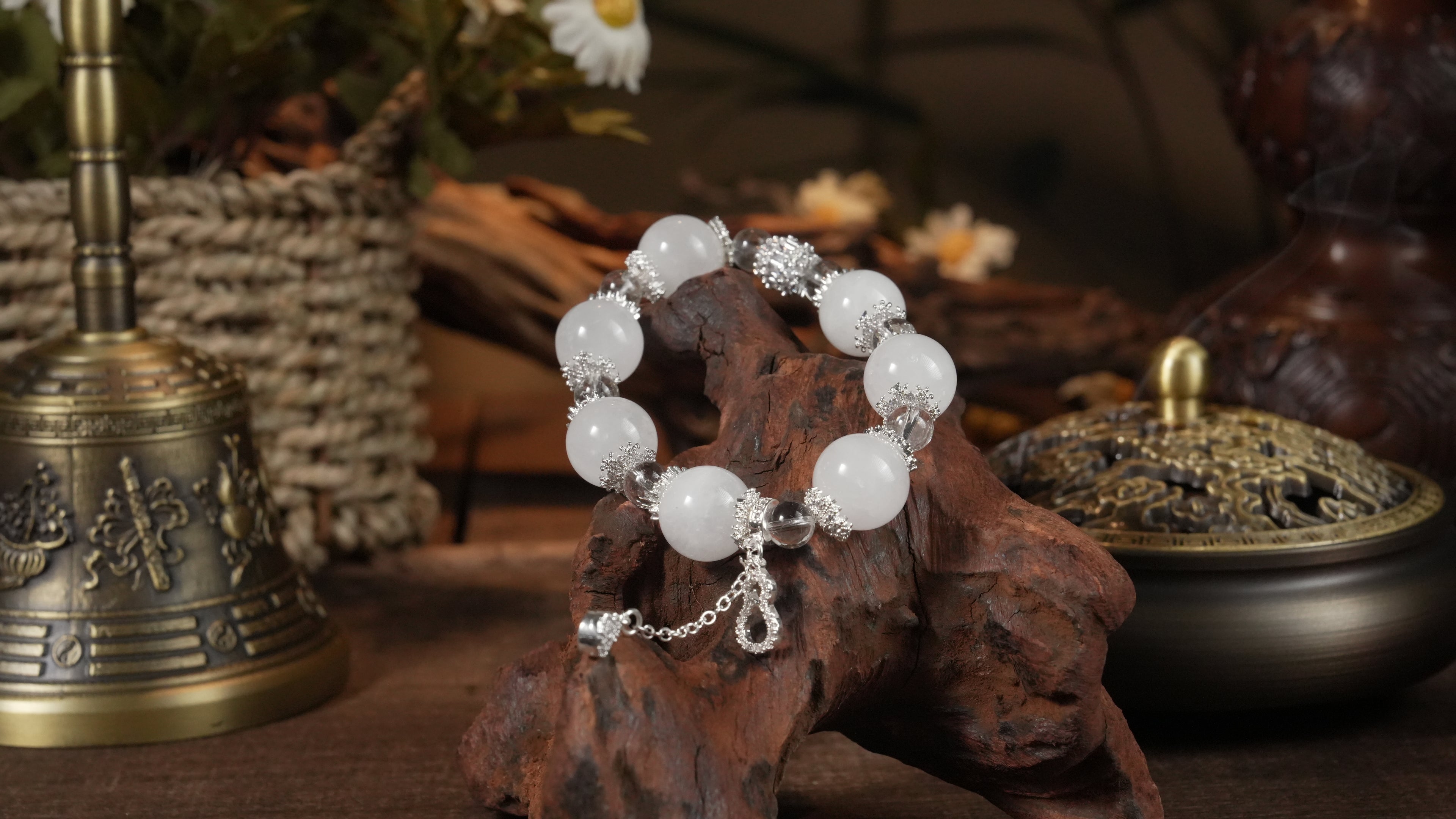 Natural Snowflake Phantom Quartz Clear Quartz High Energy Attract Wealth Abundance Clear Negative Energy