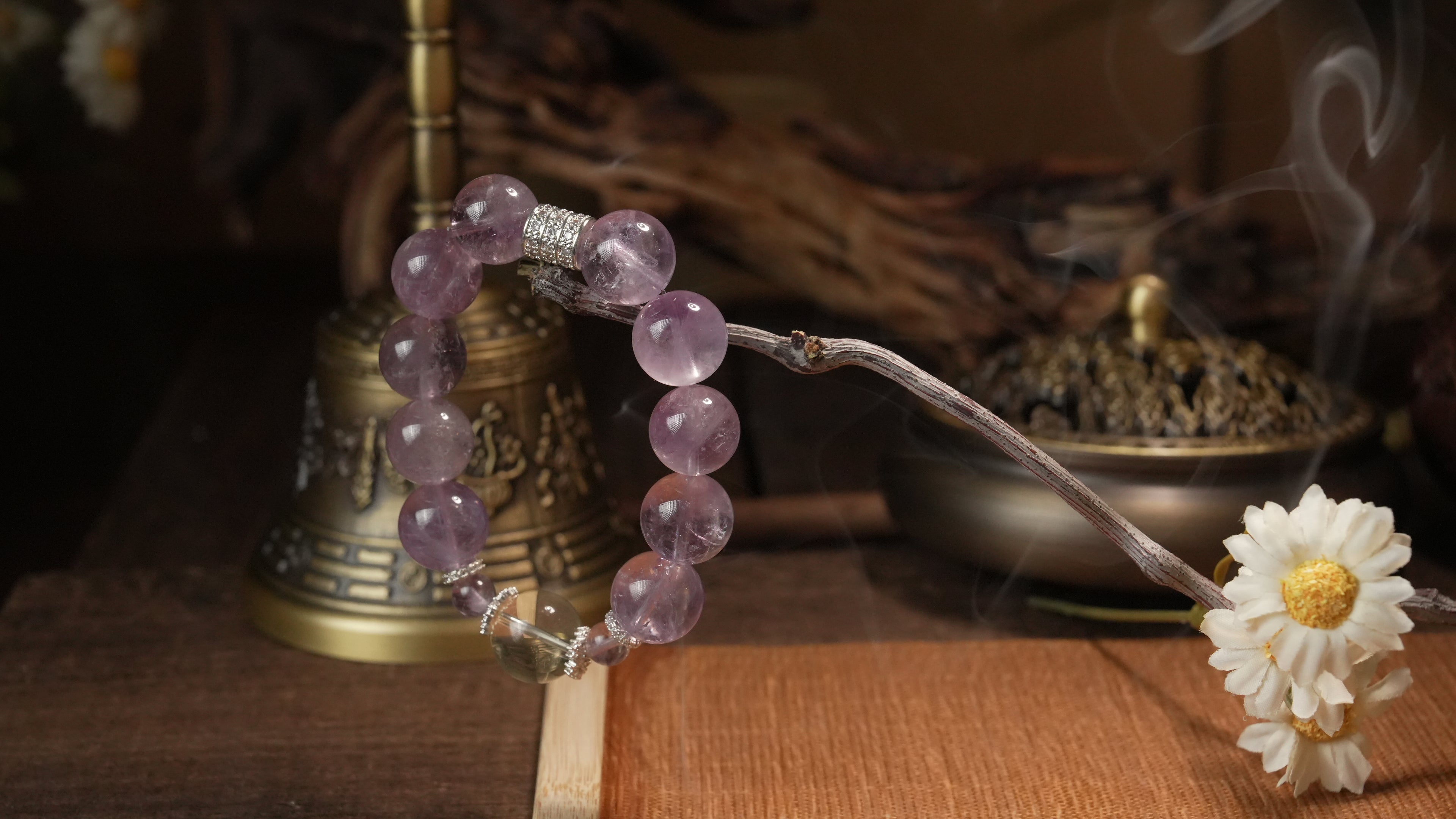 Natural Amethyst Crystal Bracelet Attract Wealth Abundance and Properity Strong Energy LIMITED EDITION ONLY 4