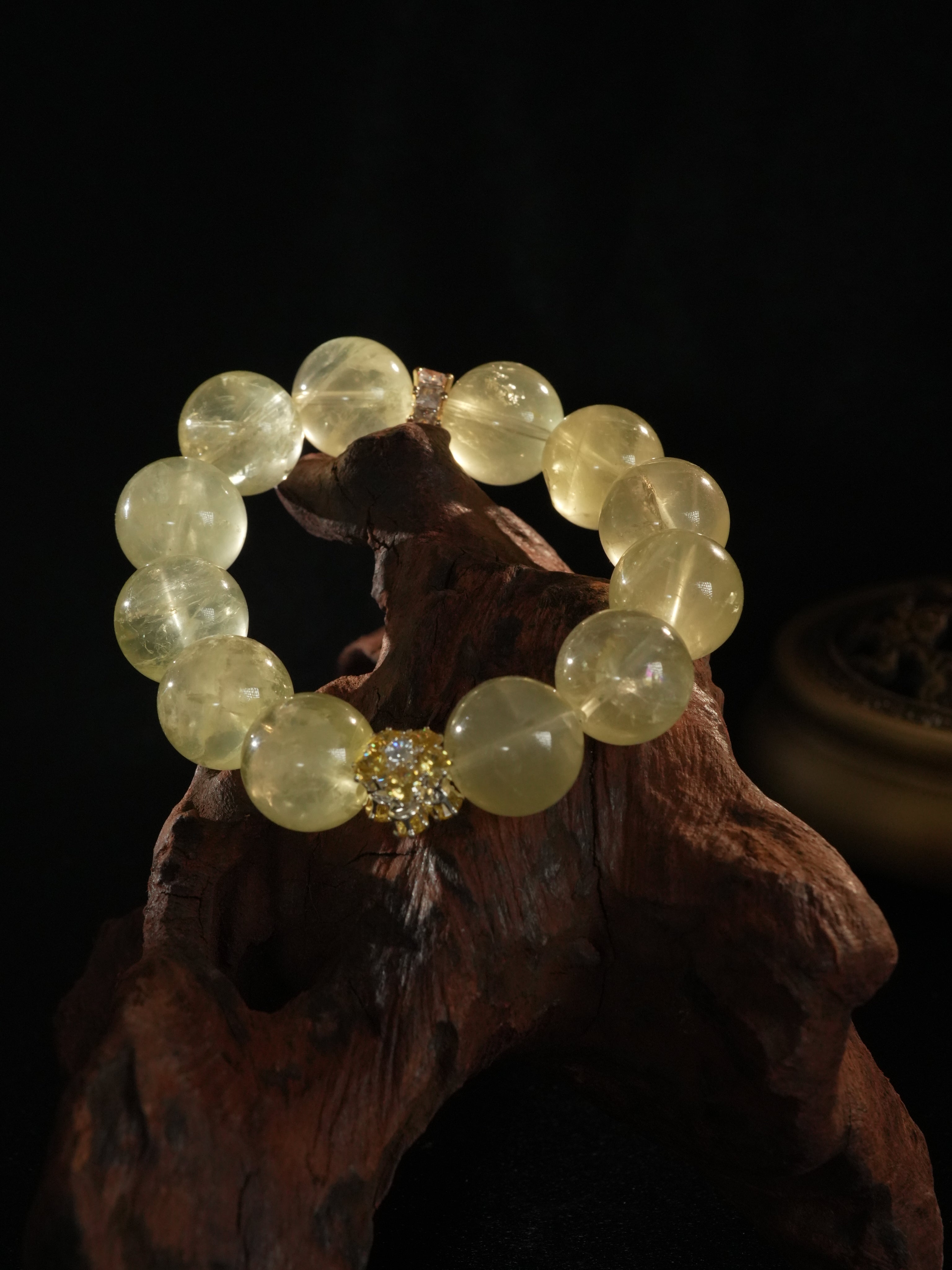 Natural Lemon Citrine Crystal Bracelet Attract Wealth and Abundance High Energy Strong Power LIMITED EDITION ONLY 5