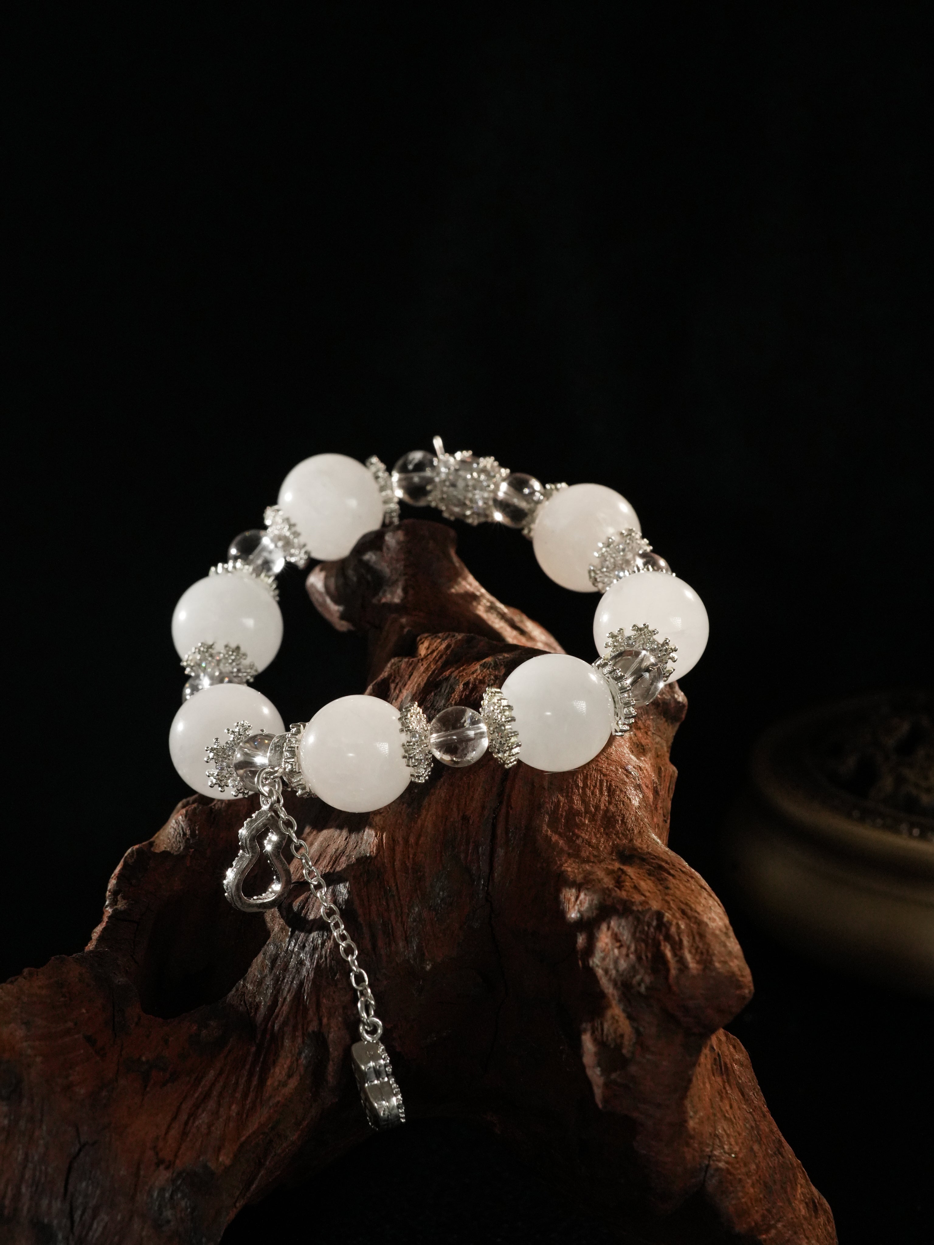 Natural Snowflake Phantom Quartz Clear Quartz High Energy Attract Wealth Abundance Clear Negative Energy