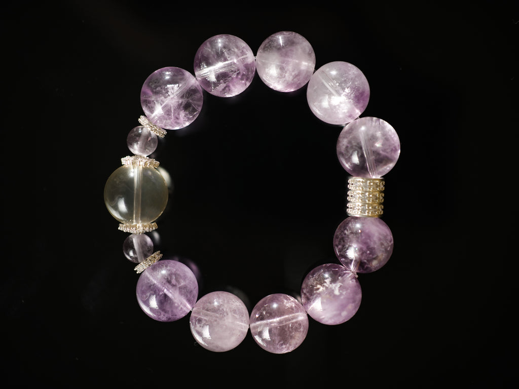 Natural Amethyst Crystal Bracelet Attract Wealth Abundance and Properity Strong Energy LIMITED EDITION ONLY 4