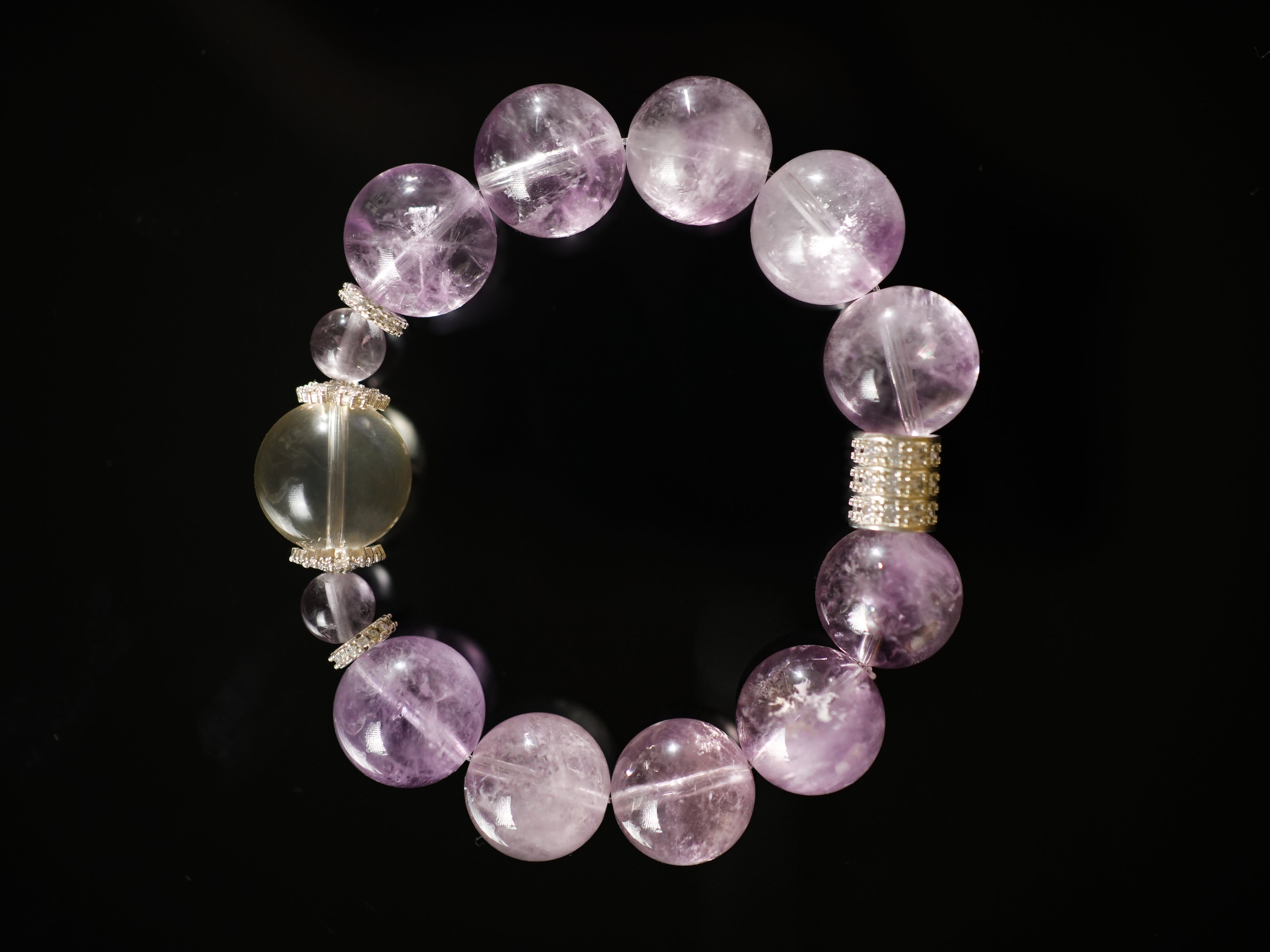 Natural Amethyst Crystal Bracelet Attract Wealth Abundance and Properity Strong Energy LIMITED EDITION ONLY 4