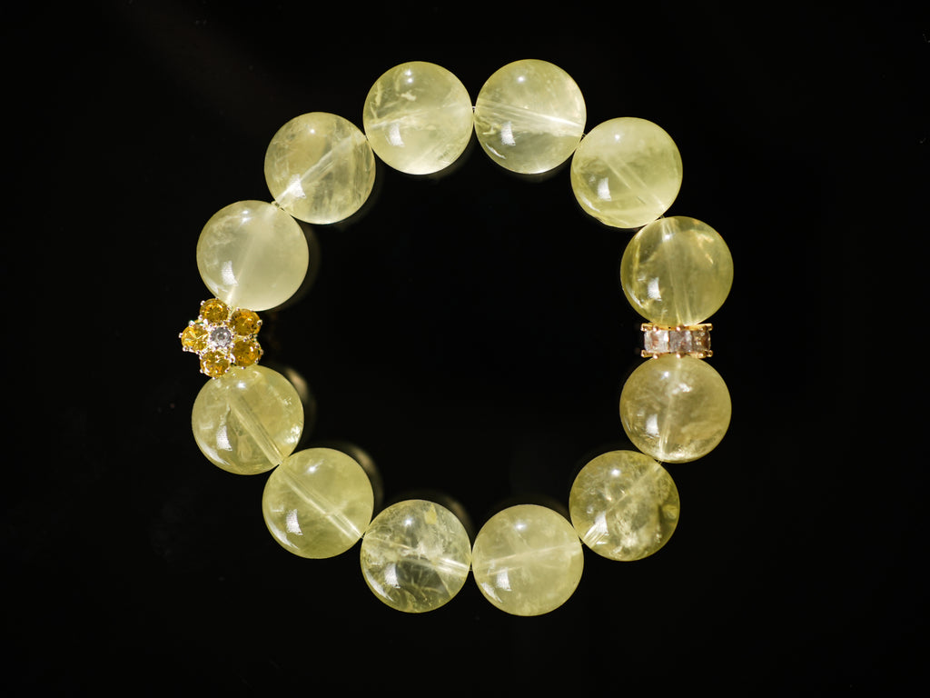 Natural Lemon Citrine Crystal Bracelet Attract Wealth and Abundance High Energy Strong Power LIMITED EDITION ONLY 5