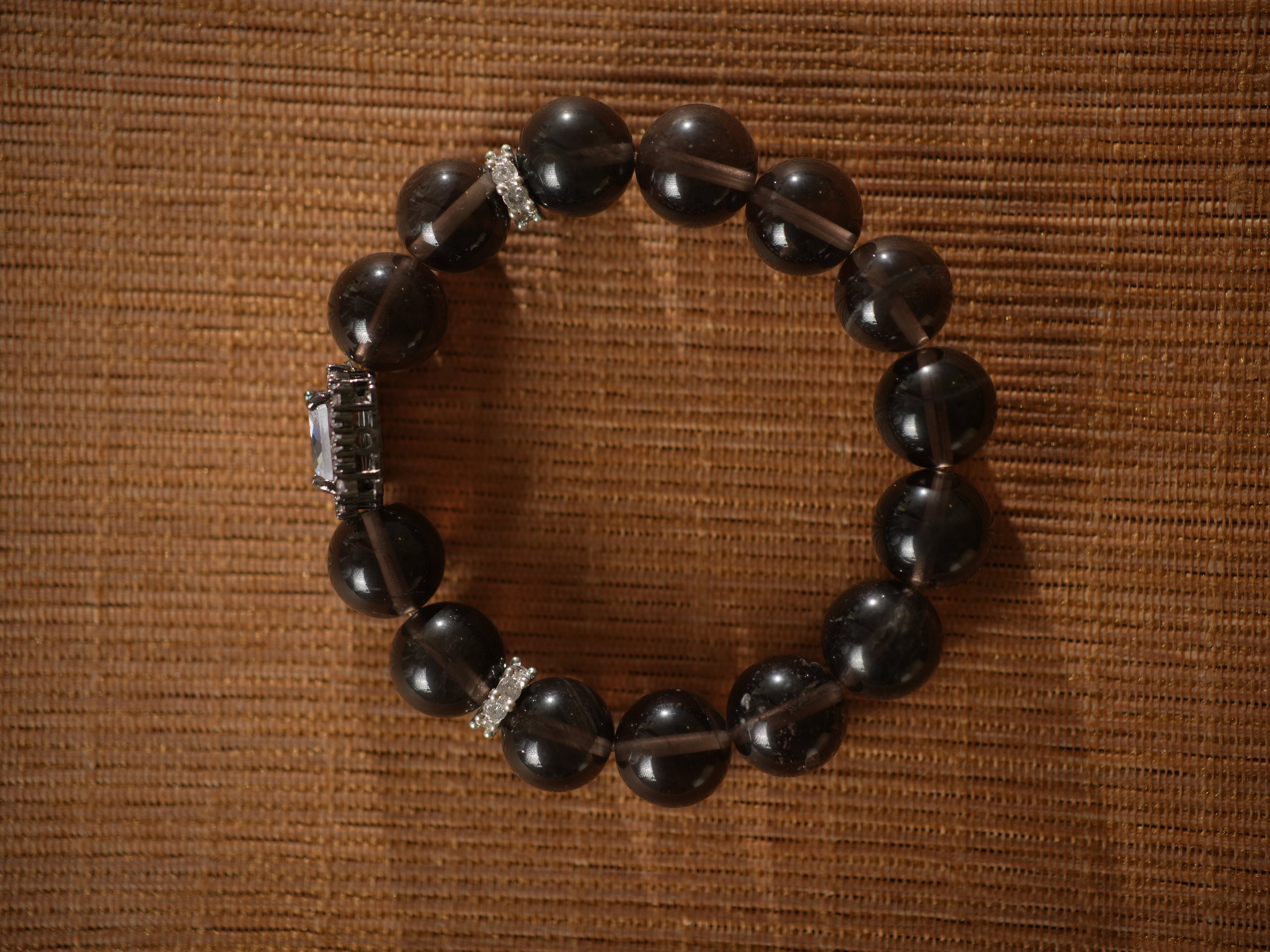 Protect Your Energy Natural Crystal Black Obsidian Bracelet Absorb Negative Energy