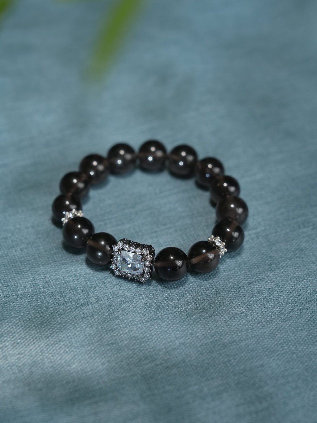 Protect Your Energy Natural Crystal Black Obsidian Bracelet Absorb Negative Energy