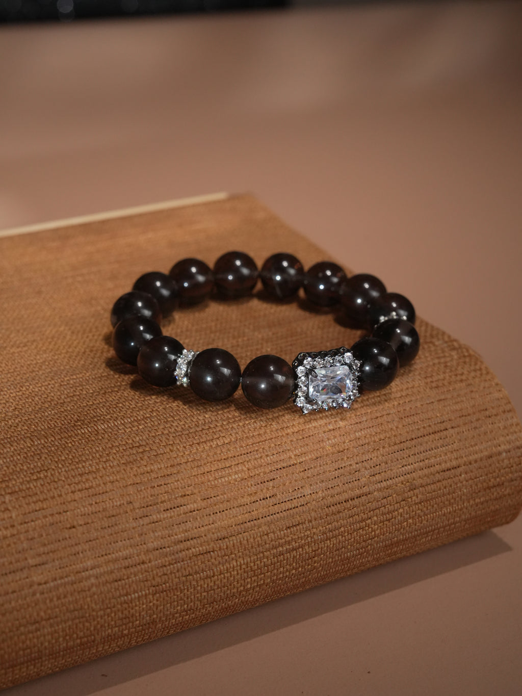 Protect Your Energy Natural Crystal Black Obsidian Bracelet Absorb Negative Energy