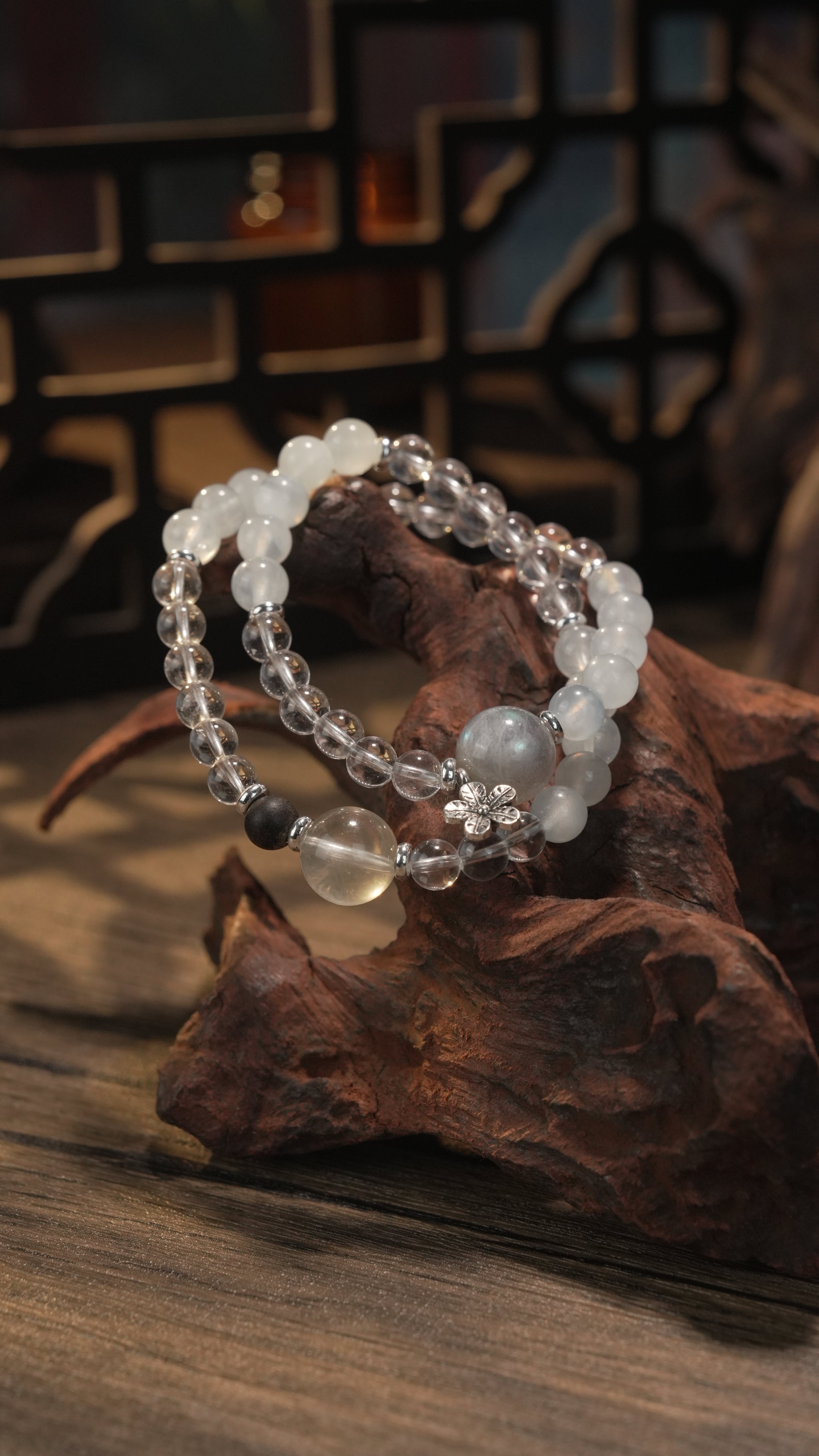 Natural Aquamarine  Bracelet Emotional Balance Clear Negativity Bring Good Fortune LIMITED EDITION ONLY 5