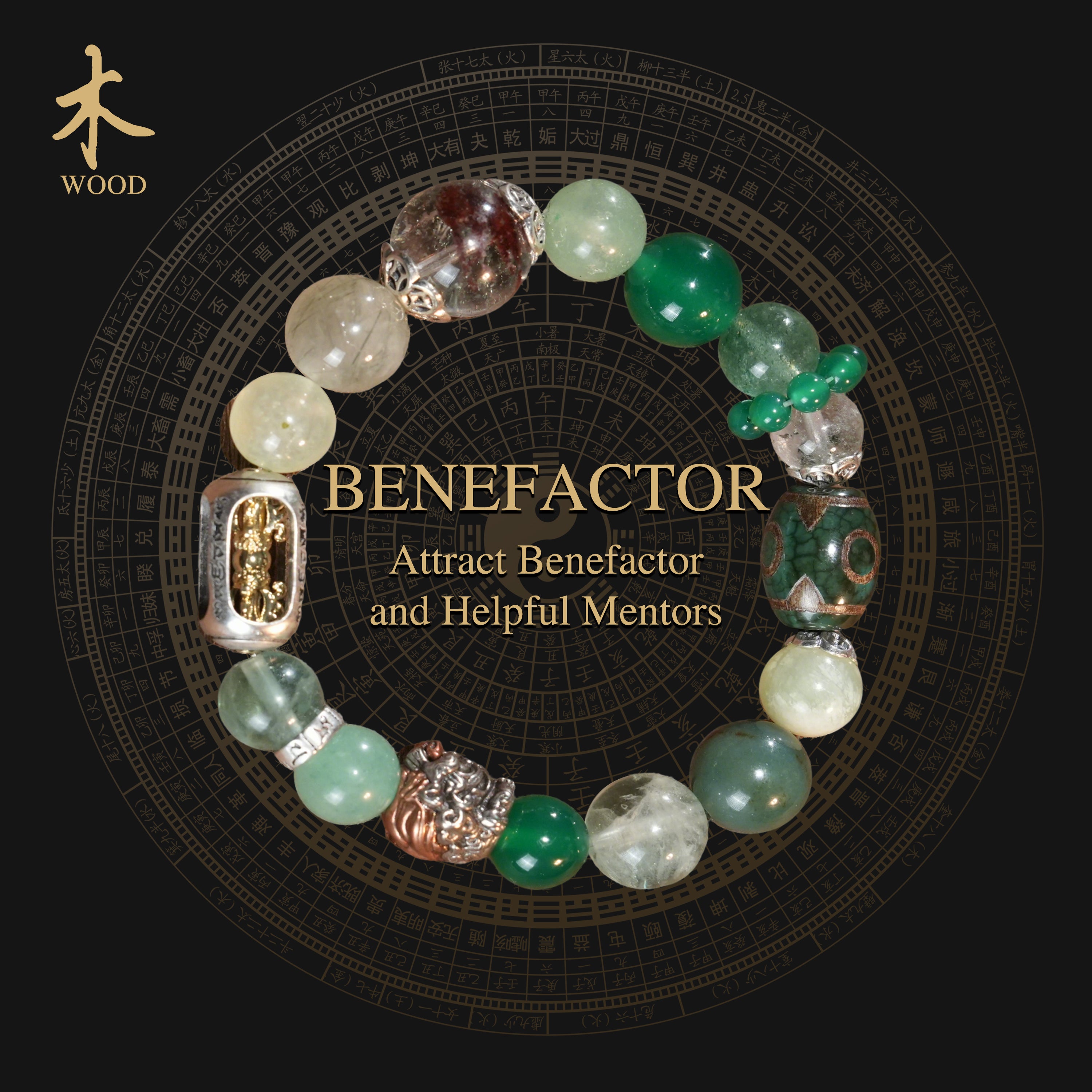 Advanced Birth Chart Reading 1ON1 + Lucky Crystal Bracelet Aligns with Your Personal Energy